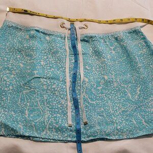 Lilly Pulitzer Shorely Blue Ice Cake Hayden Skirt Size Large